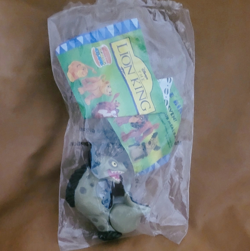 Disney Lion King Ed The Hyena Figure Burger King 1994 in Packaging